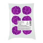 Шары декоративные из ротанга 7 см, 6 шт, №14 сиреневый, Blumentag BRF-7