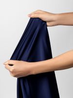 Атлас стрейч для нижнего белья 107 г/м², 125 см / 25 метров, 0180 цв.061(05) темно-синий