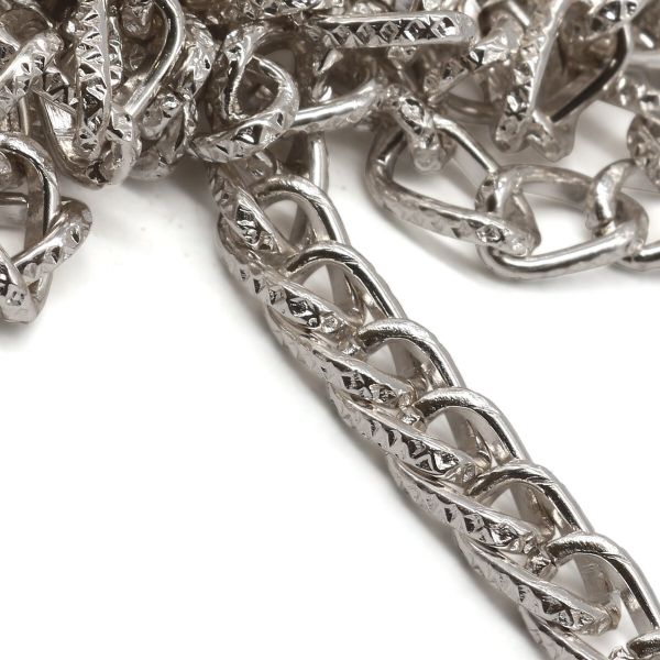 Цепь алюминиевая 7,7 мм, 5,1 мм, боб(10 м) (никель) K18310