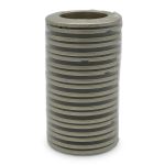 Люверсы шторные ⌀35 мм, с многоуровневым замком цвет № 20 матовая сталь, 10 шт