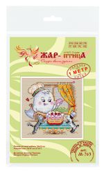 Набор для вышивания нитками МП Студия (Жар-птица), Сладкий выходной, 10х10 см