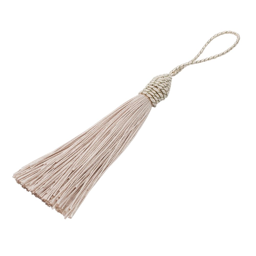 Кисть шторная l=10 см, полиэстер, 10 шт, 51 молочный, CL-033