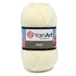 Пряжа YarnArt (ЯрнАрт) Baby / уп.5 мот. по 50 г, 150м, 502 экрю