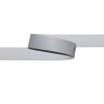 Лента светоотражающая (катафотная) эластичная [cpl:420], 10 мм / 25 метров, 92% п/э, 8% спандекс, серебро, Gamma JF9600