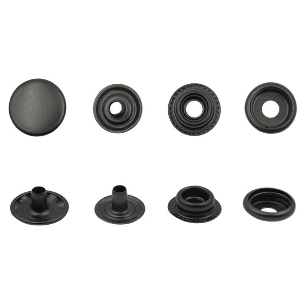 Кнопка Дельта (O-образная) ⌀15.0 мм, ≈720 шт, №61, МЕТАЛЛ, оксид, NEW STAR