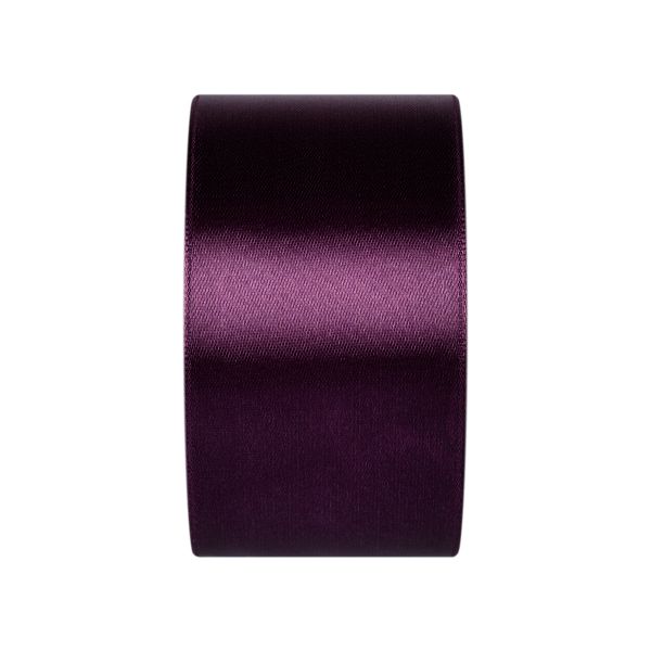Лента атласная 1-сторонняя 50.0 мм / 33±2 метра, 156 т.фиолетовый, Gamma