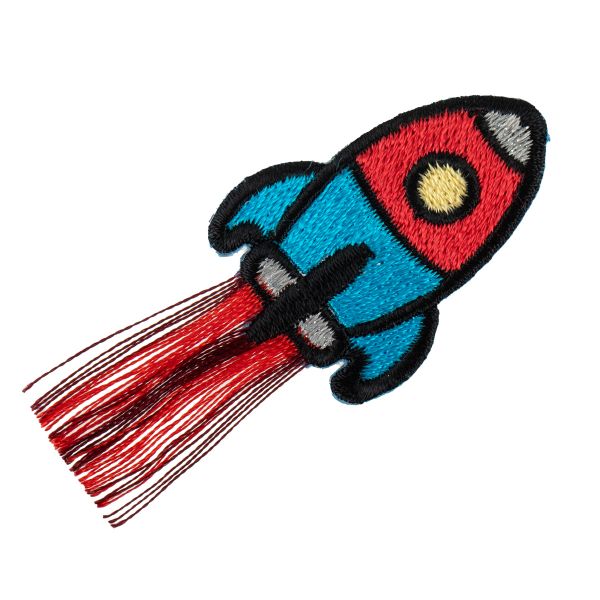 Термоаппликация № 03, 1 шт, 01-362 Ракета 2.9х6 см, Gamma, ETF