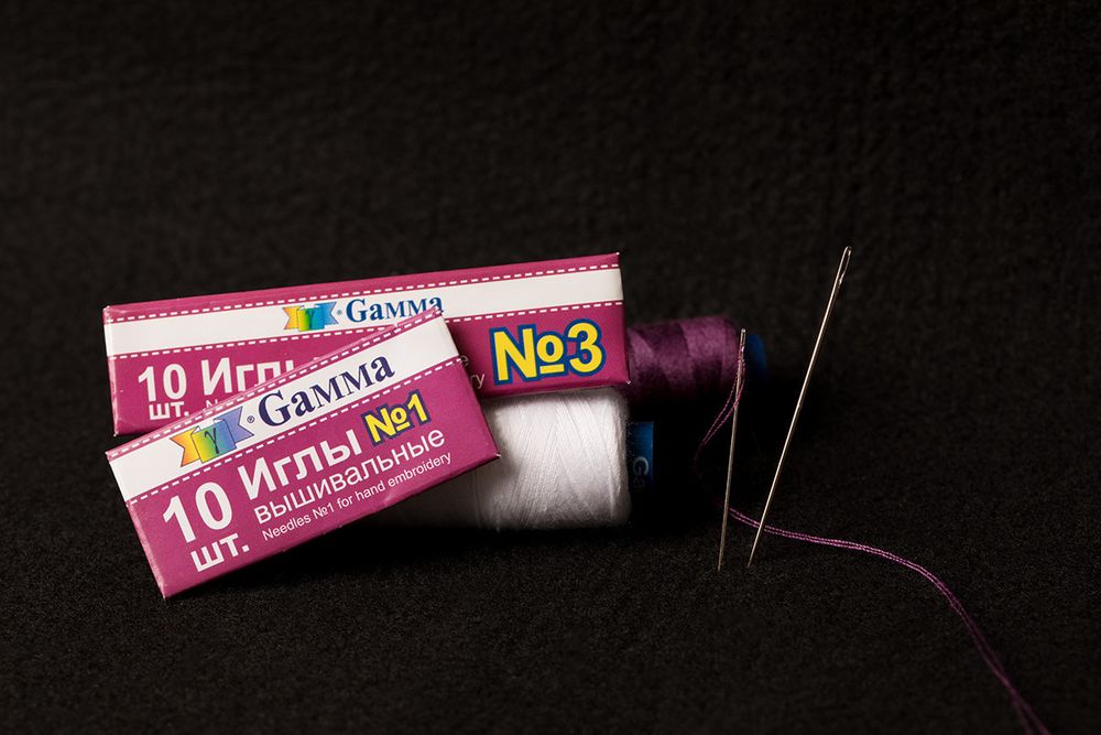 Иглы ручные вышивальные №1, 10 шт, Gamma NIR-21