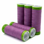 Нитки для тонких тканей Gutermann Extra Fine 150, 200м, 716 сиренево-розовый, 5 катушек