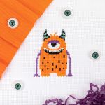 Набор для вышивания нитками Klart, Монстрик