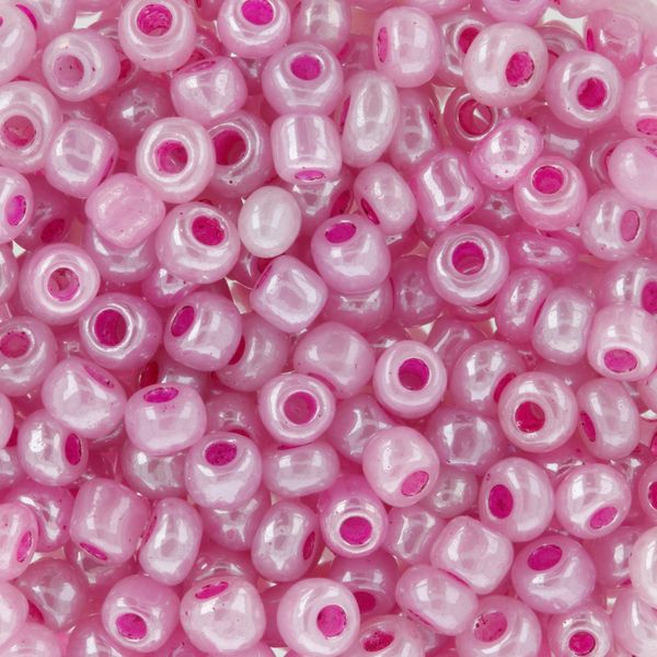 Бисер Zlatka 8/0 (2.9 мм), 100 г (10х10 г), №0155 т.малиновый, GR