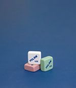 Ластик квадратный 430 2.8х2.8х1.3 см, 30 шт, ассорти CMM430, Milan