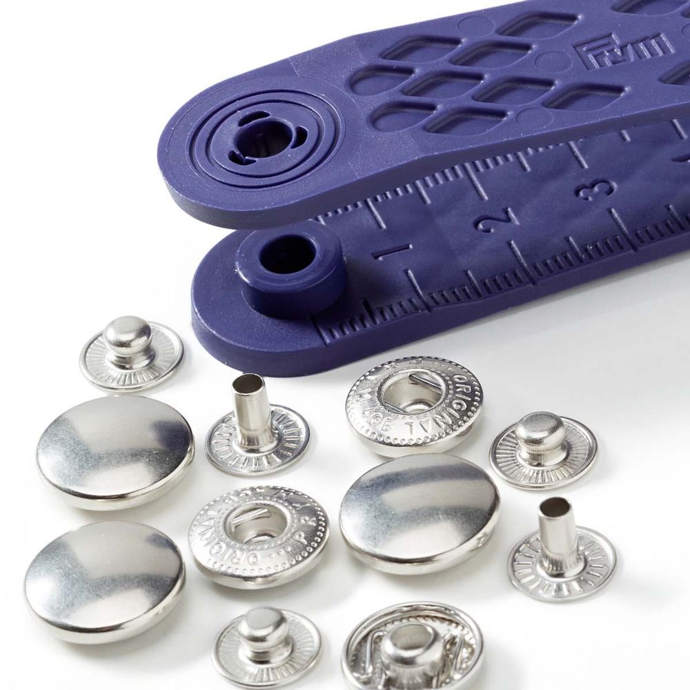 Кнопка Альфа (S-образная) ⌀15.0 мм, 100 шт, латунь, серебристый, Prym