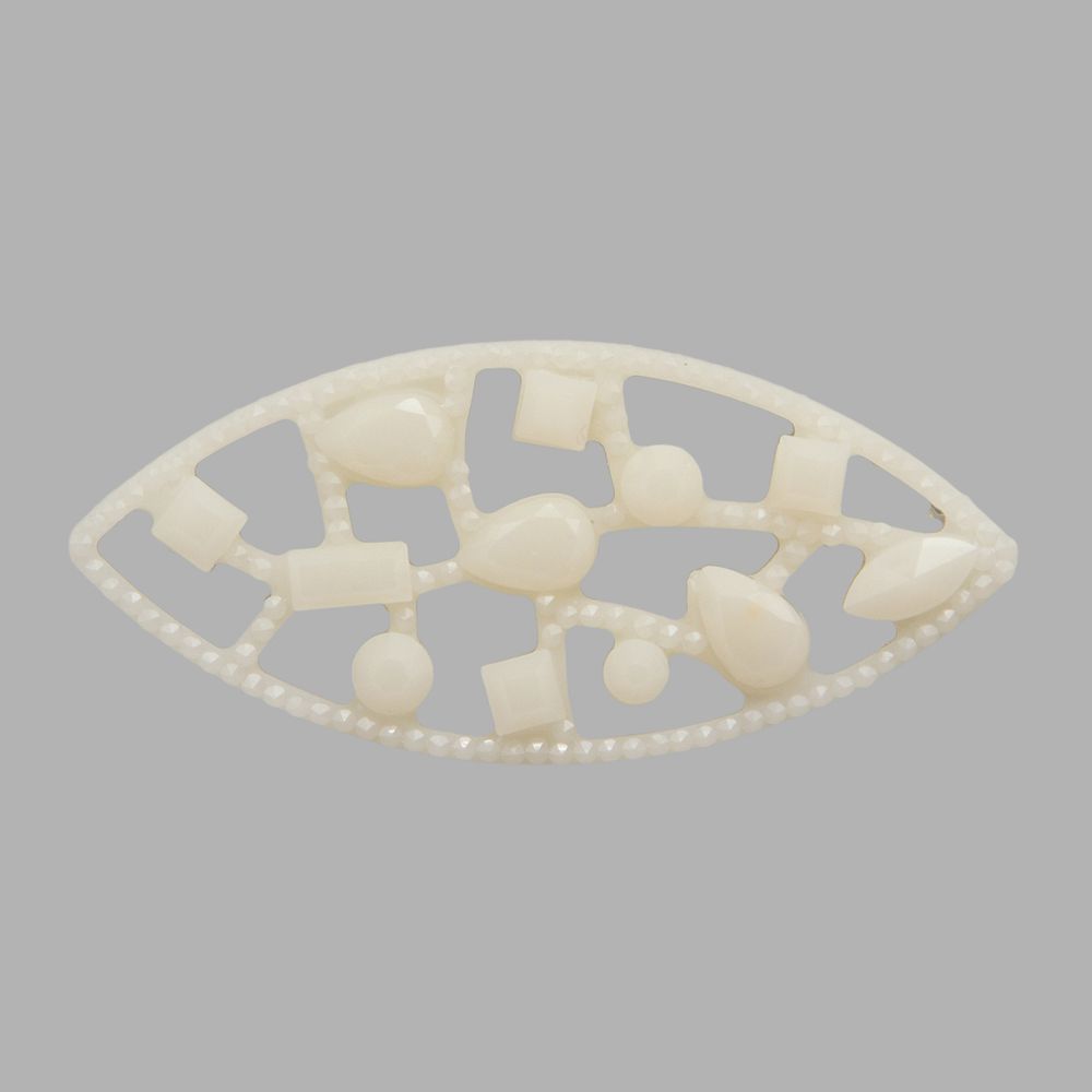 Украшение 18х40 (белый), CON2516, 5 шт