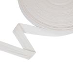 Тесьма (лента) киперная (100 х/б) 20 мм / 50 метров, белый/white, Gamma TCT-20