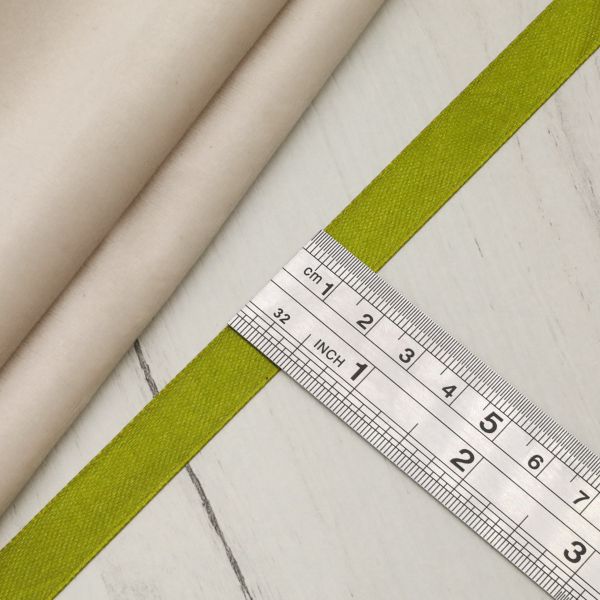 Лента атласная 1-сторонняя 12.0 мм / 22.86±1 метров, 118 оливковый, Globus