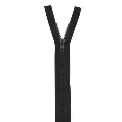 Молния трактор Arta Т6 (6 мм) 1 зам., разъем., 55 см, ОПТ. УП. 25 ШТ., 077 черный