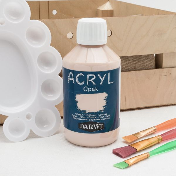 Краска акриловая непрозрачная Opak, 250мл, Darwi (425 телесный), DA0220250