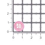 Пуговицы 4 прокола 18L (11мм), пластик (col.12 розовый), CB_M-57, 72 шт
