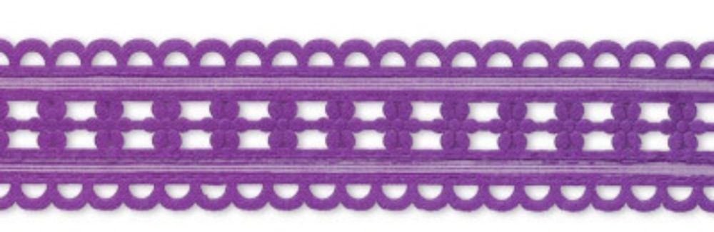 Лента декоративная 23.0 мм / 5 шт по 3 метра, 046 лиловый, WD-39 Gamma