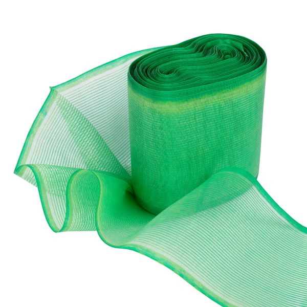 Лента капроновая (органза) для бантов 75-80.0 мм / 25±1 метров, зеленый, Gamma С 3622, Gamma С 3622