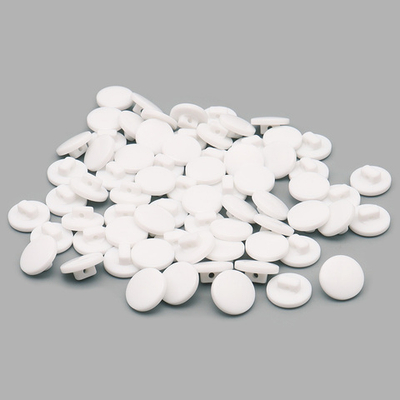 Пуговицы на ножке 18L (11мм), пластик (White (белый)), NE68, 72 шт