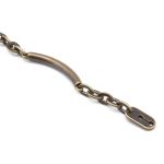 Цепочка-вешалка 105х7 мм, металл, OB бронза,2 шт, MB196