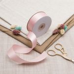 Лента атласная 1-сторонняя 25.0 мм / 22.86±1 метров, 034 пудровый, Globus