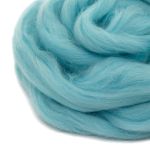 Шерсть для валяния Троицкая п/тонкая 1х100 г (до 29 мкр), 222 голубая бирюза