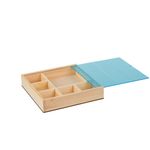 Заготовка деревянная Органайзер 4 с крышкой, сосна, 20.8х20.8х4 см, 6 ячеек, ВД-736 Mr.Carving