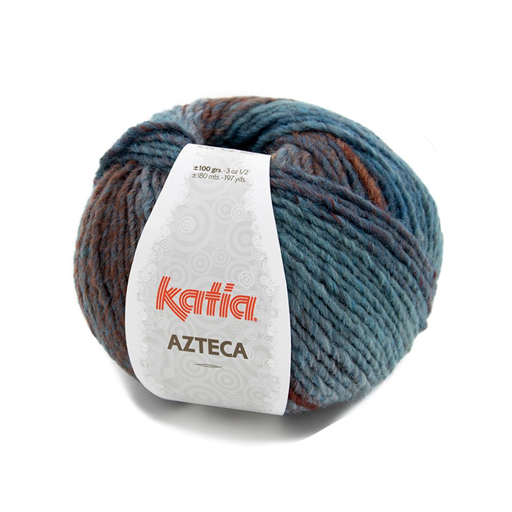 Пряжа Katia (Катя) Azteca / уп.10 мот. по 100 г, 180м, №10 /TOS/