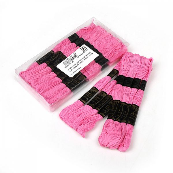 Мулине Ideal, цв.402 ярк.розовый, 24 мотка по 8 метров