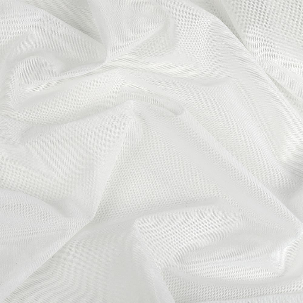 Сетка бельевая эластичная утягивающая 140 г/м², шир.160 см / 5 метров, 001 белый /OLG031.001/5/