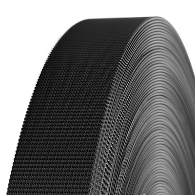 Лента контактная липучка низкий крючок (велкро) пришивная 25 мм / 50 метров, низкий крючок, черный, КРЮЧОК, качество "А"