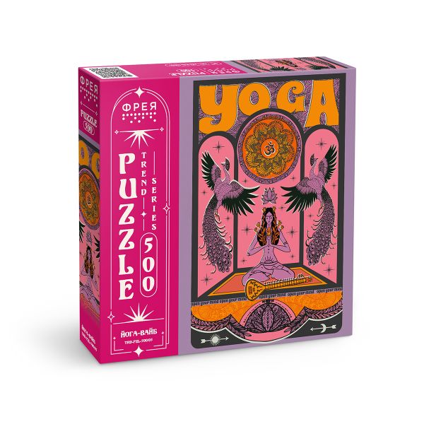 Пазл. Трендовая серия 500 элементов, TRD-PZL-500/05 Йога-вайб, Фрея