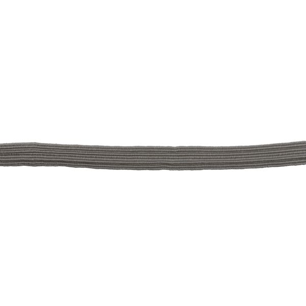 Резинка бельевая (стандартная) 10.0 мм, / 15х10 м плетеная, серый/ grey, Gamma С 3337