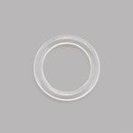 Кольца для бюстгальтера пластик ⌀10.0 мм, прозрачный, 100 шт, 512045-2