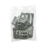 Пряжка с язычком 30 мм, 870 хаки, 10 шт /TOS/