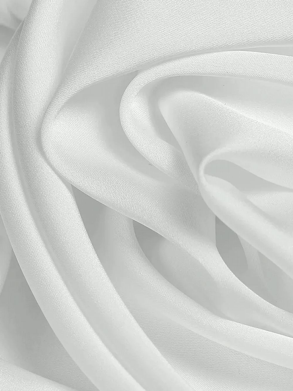 Шелк Армани 90 г/м², 150 см / 25 метров, TBYArm-001 цв.01 белый