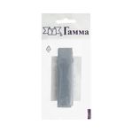 Лента контактная липучка фасовка (велкро) пришивная 20 мм / 5 шт по 25 см, 099 серый, Gamma LG-20, ПАРА (крючок+петля), качество "B"