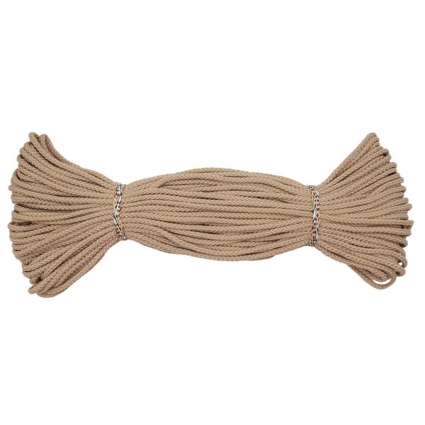 Шнур плетеный ⌀3.0 мм / 30 метров, бежевый