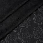 Сетка бельевая эластичная 155 г/м², шир.120 см / 130 метров, жаккард, цв.черный /OLG017/