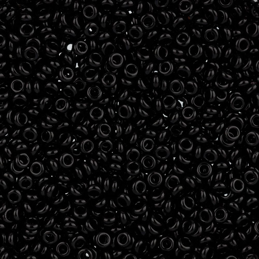 Бисер Toho 11/0 Demi 1 (2.2 мм), 5х5 г, 0049 черный