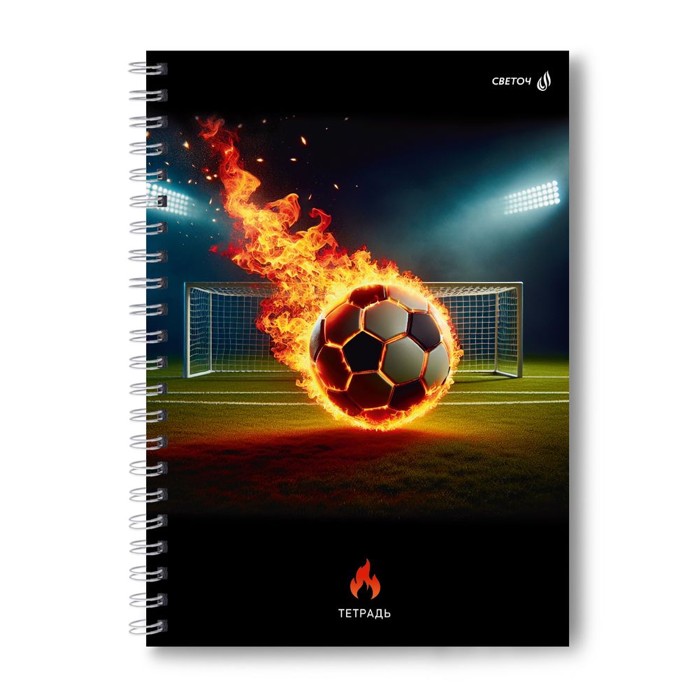 Тетрадь ученическая общая, A4 80 л. на гребне 65 г/м², белизна 100 %, 4 шт, клетка, 01229 Формула движения, Светоч Т125