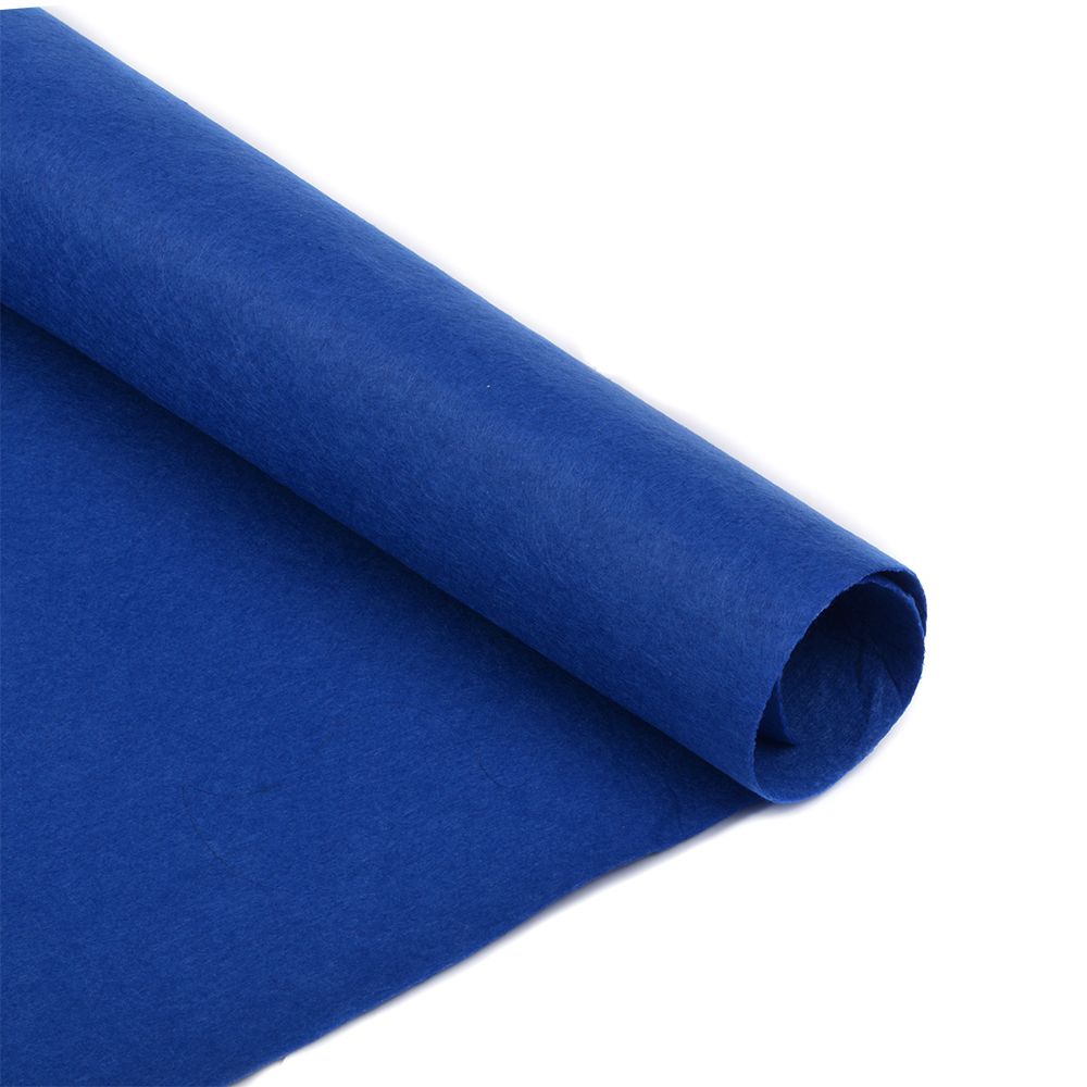 Фетр рулонный полужесткий 1.0 мм, 100 см, рул. 5 метров, цв. 126 синий