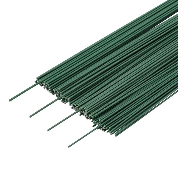 Проволока флористическая с РР-покрытием ⌀0.6-0.9 мм, l=40 см, 200±10 шт, зеленый, Astra&Craft