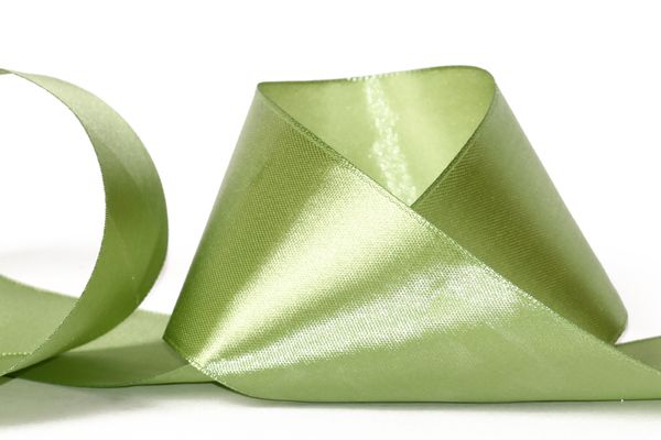 Лента атласная 1-сторонняя 50.0 мм / 33±2 метра, 086 серо-зеленый, Gamma