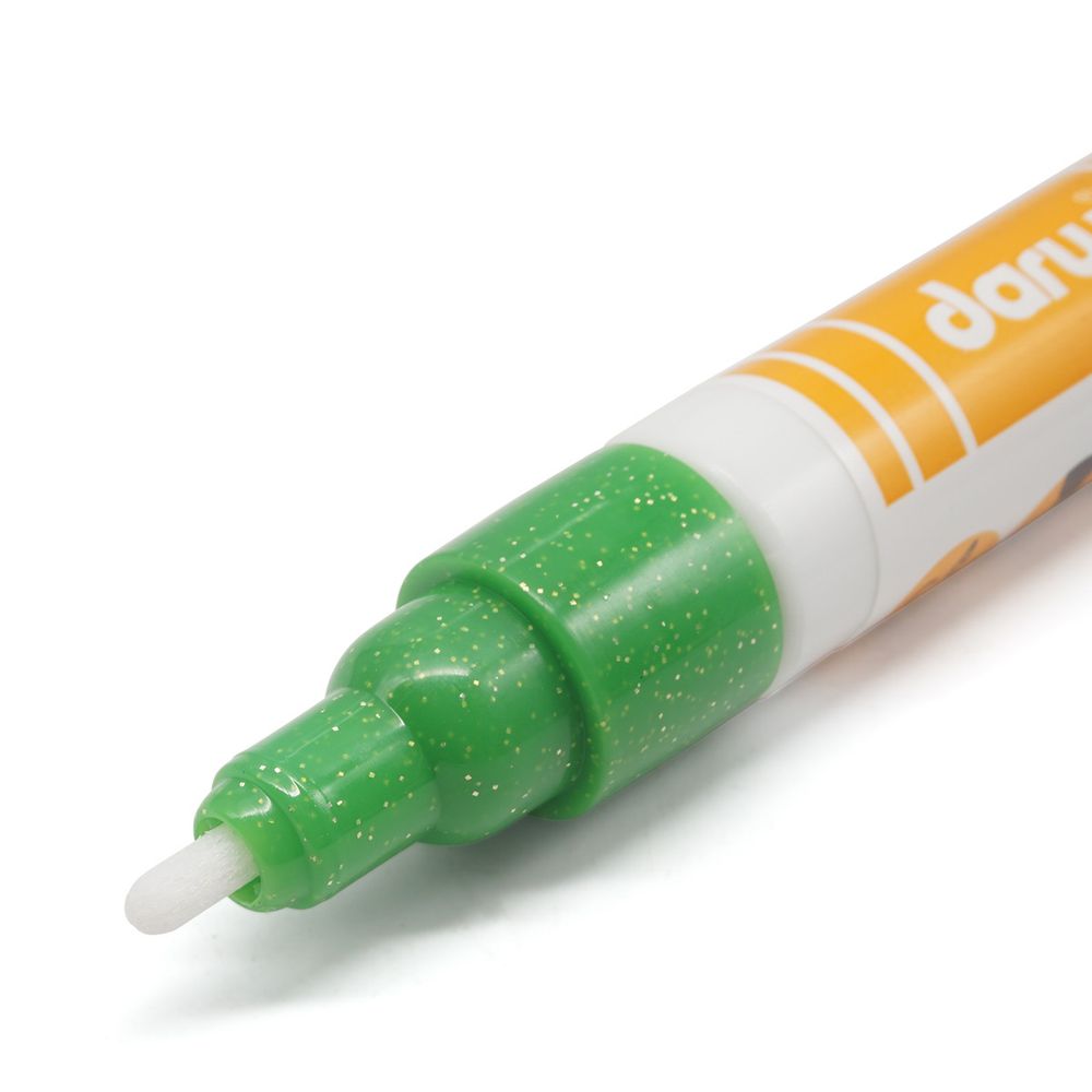 Маркер для ткани Darwi TEX Glitter, 2мм (с блестками) (611 св.зеленый) DA0140013