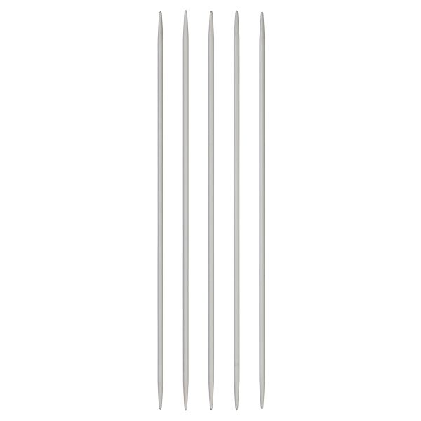Спицы чулочные ⌀2.0 мм, 15 см, 5 шт, с острием на обоих концах, Prym 191361