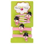 Набор аксессуаров для волос 20 шт (5х4 шт), №04 свинки, Cherry Mary S6208